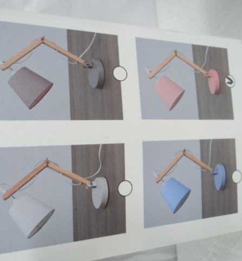 TABLE LAMP METAL AND WOOD image
