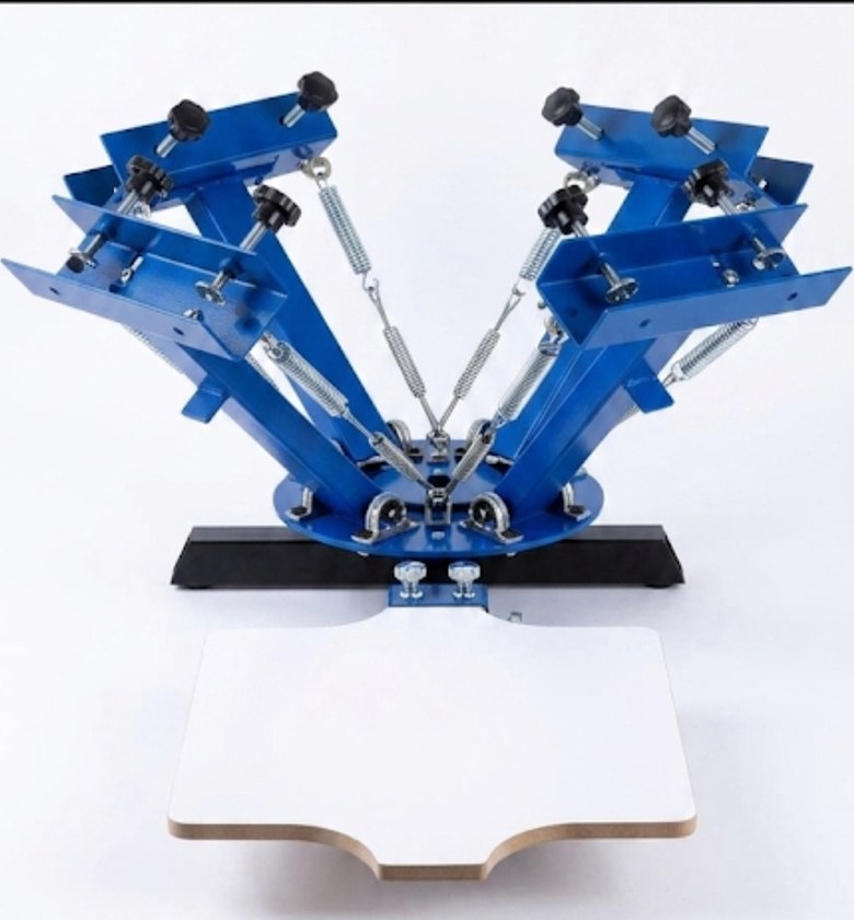 Screen printing machine 4 color 1 station  image
