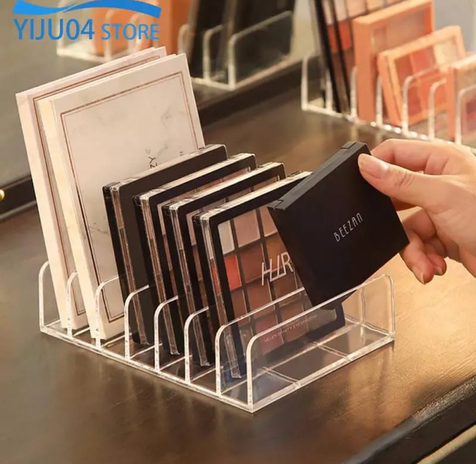 Acrylic Compact Eyeshadow Palette Organizer  image