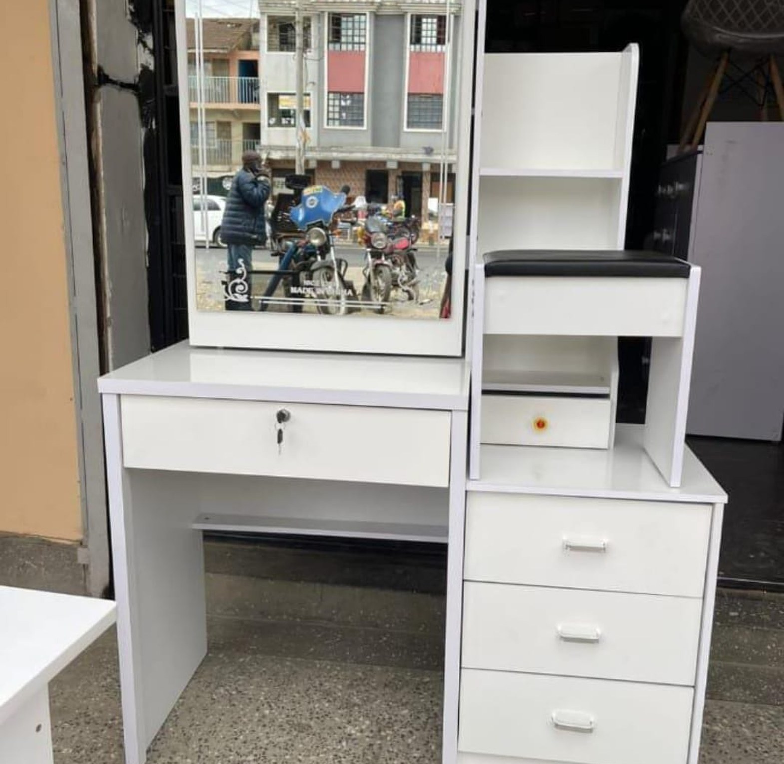  Dressing Table with Sliding Mirror image