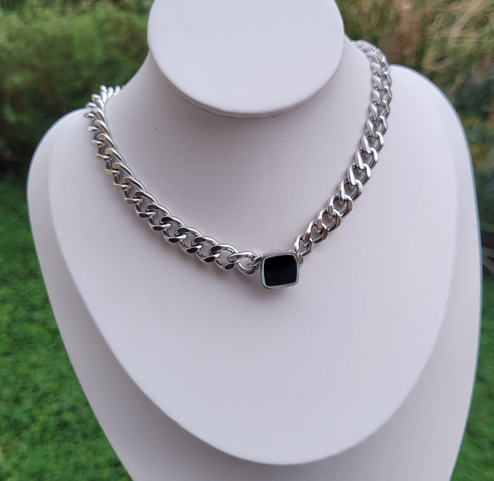 Silver choker  image