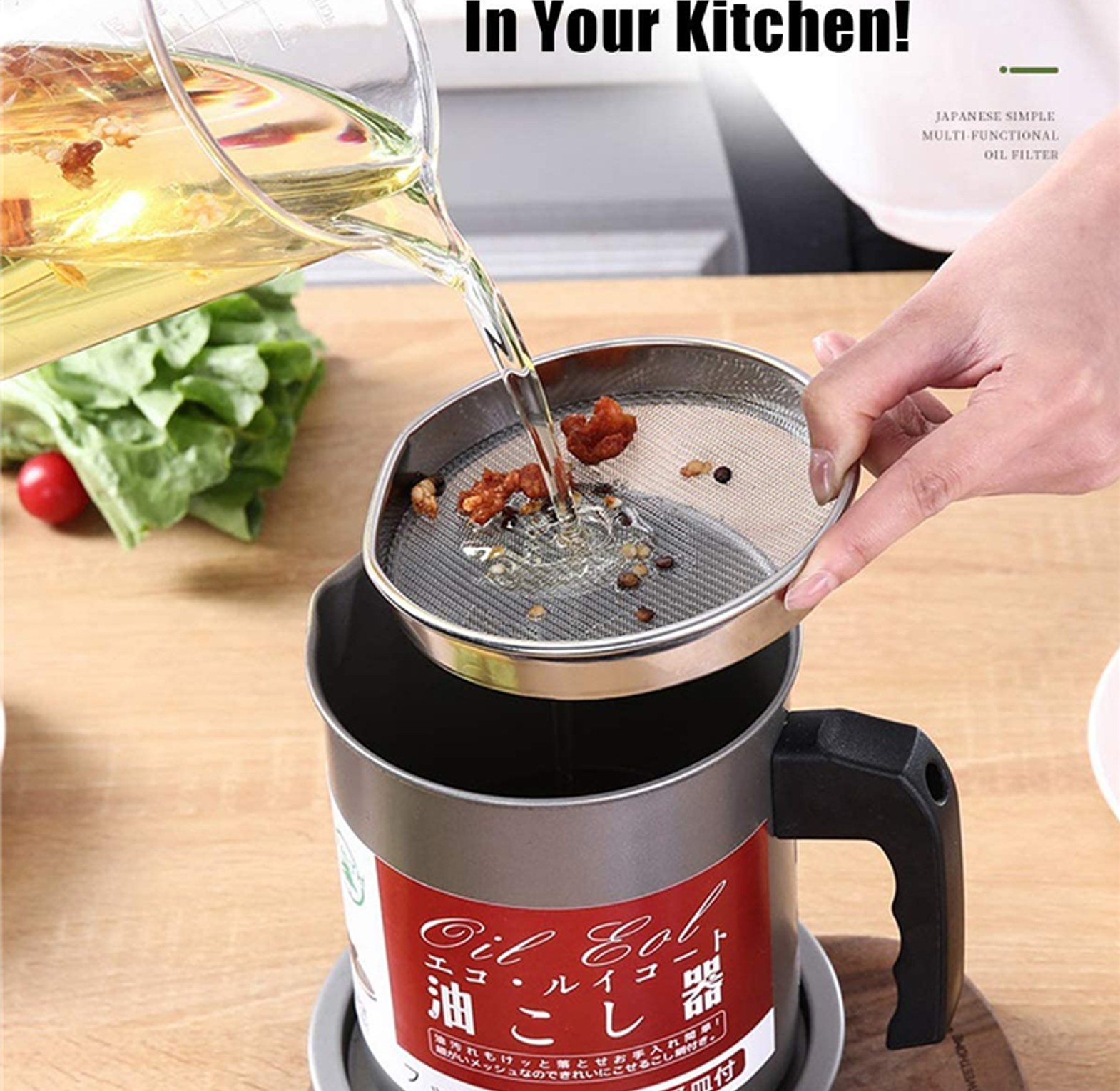 Used Cooking Oil Filter and Container image