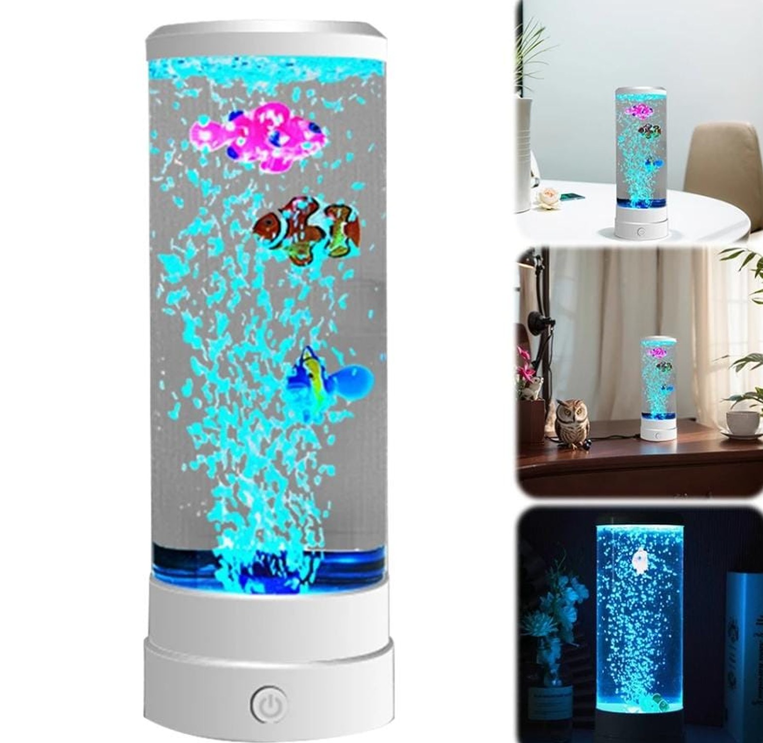 LED Bubble Fish Lamp Decor image