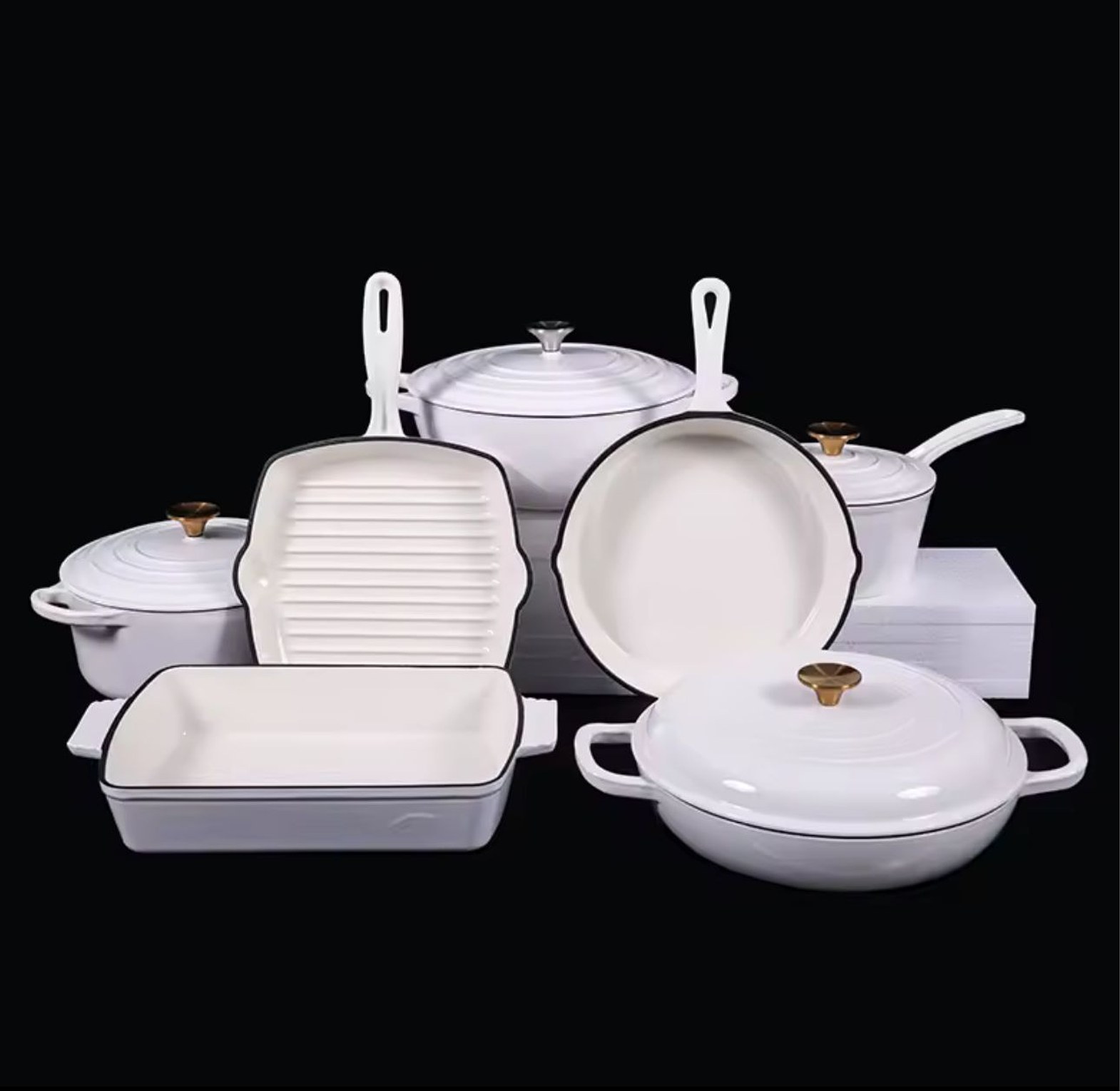 11-Piece Cast Iron Cookware Set image