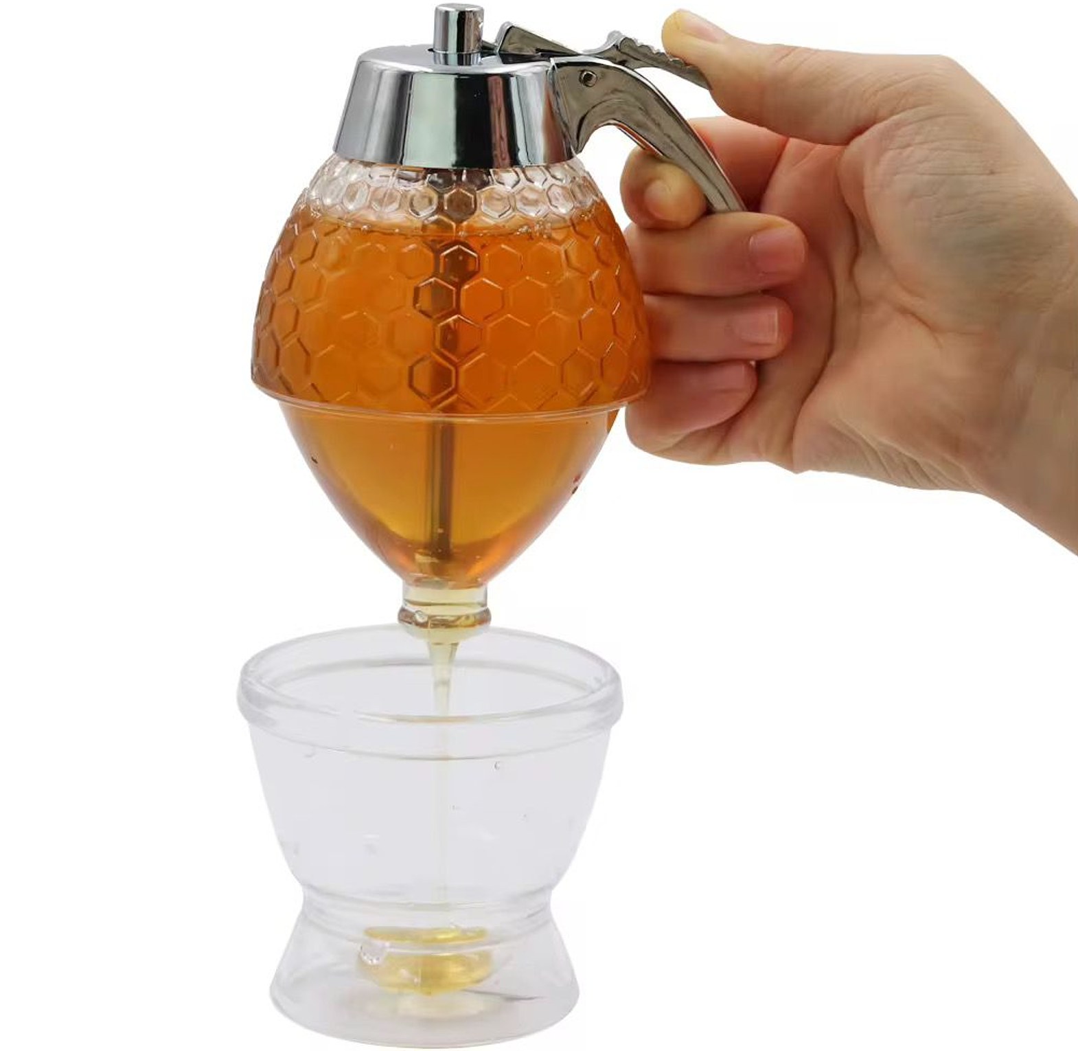  200ml honey dispenser with storage stand  image