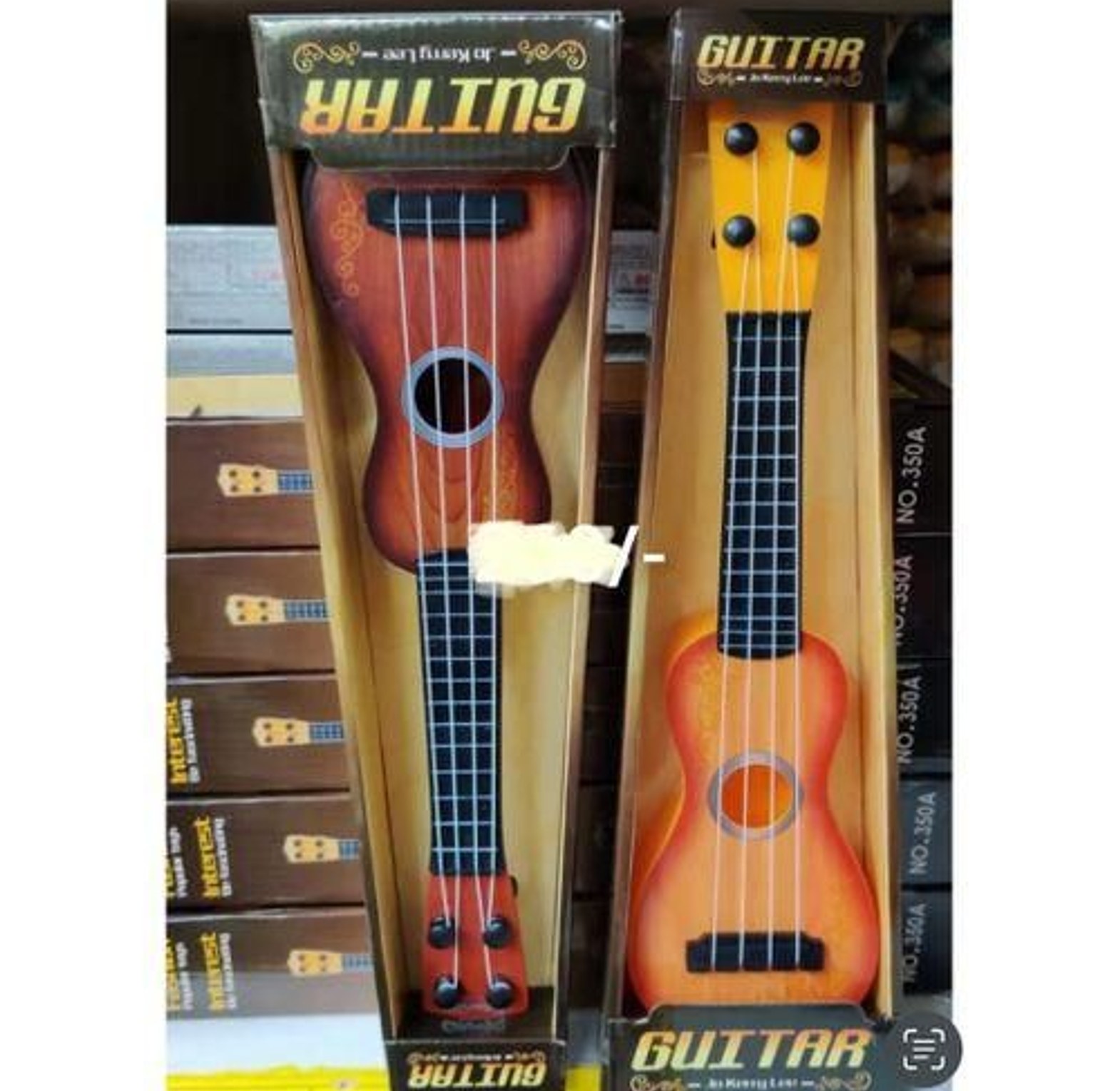 Mini Musical Acoustic Guitar Toy For Kids image