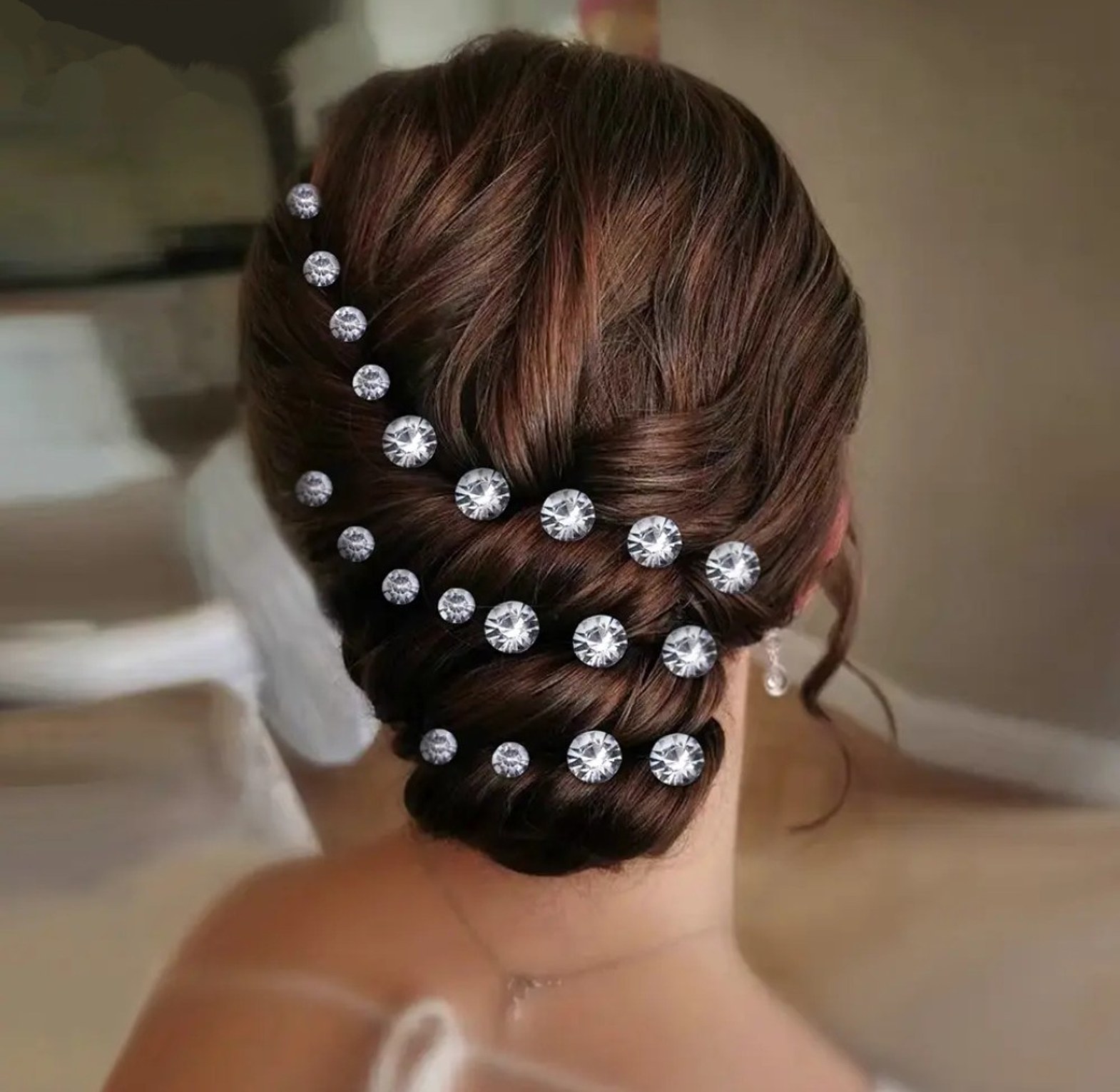 Crystal & Pearl Bridal Hair Pins  image