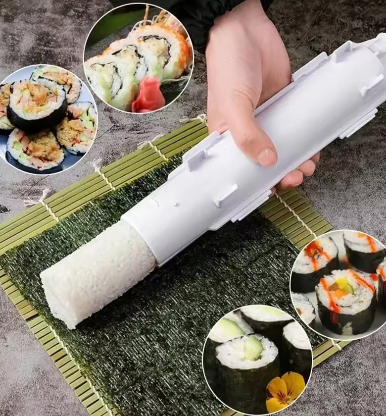 Sushi Bazooka Roller Machine - Easy DIY Sushi Making Tool for Perfect Rolls image