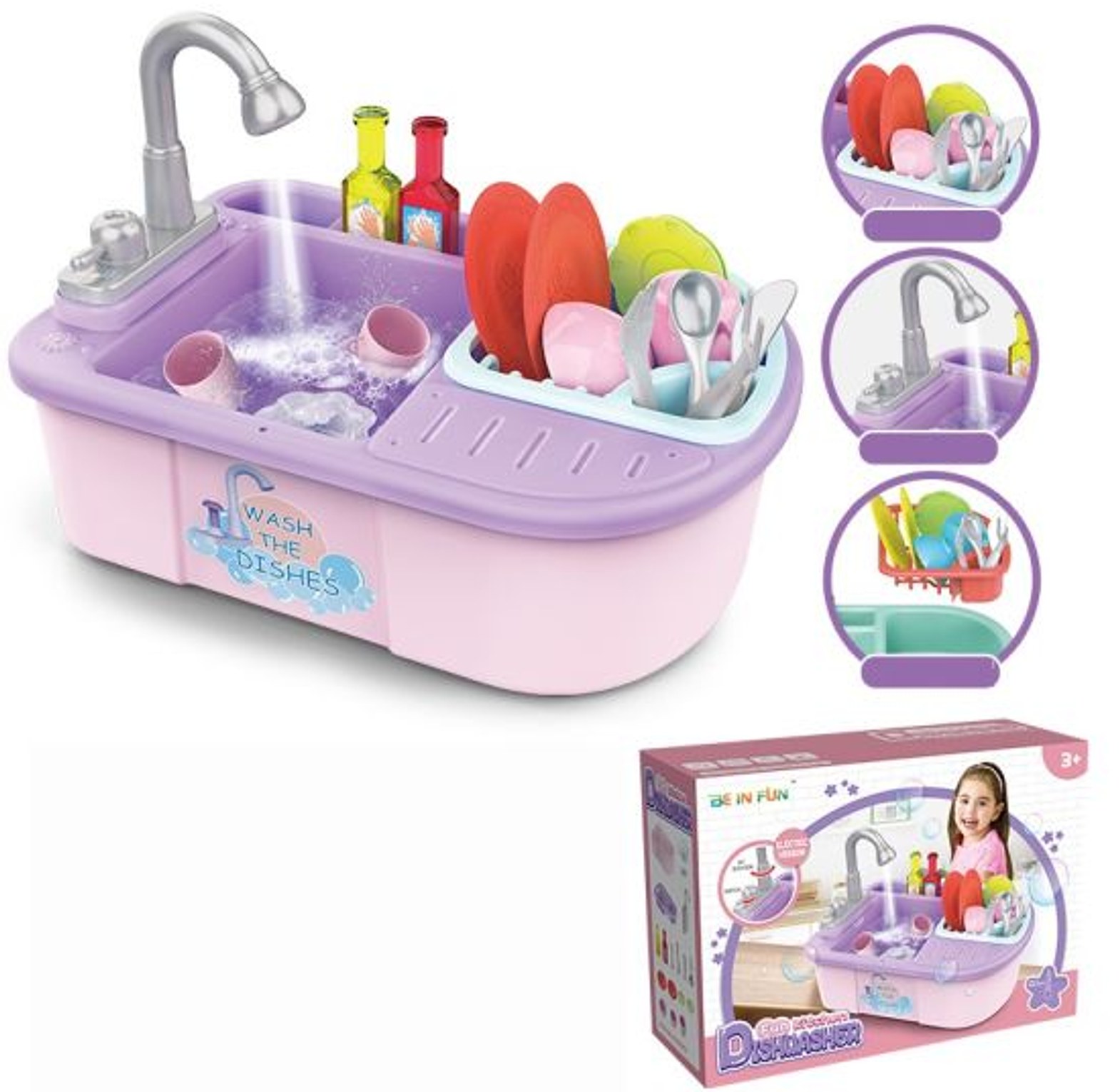 Washing-Up Sink Playset Toy Play image