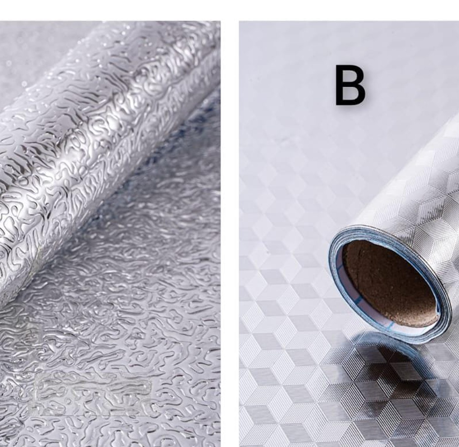 Aluminium Foil Kitchen Table Top Liner (Gold / Silver) image