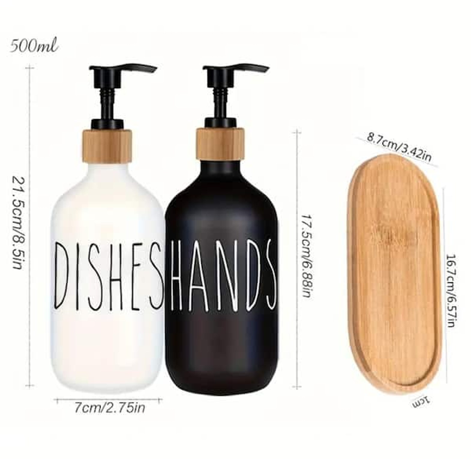 2 Piece Soap Dispenser Bottle image