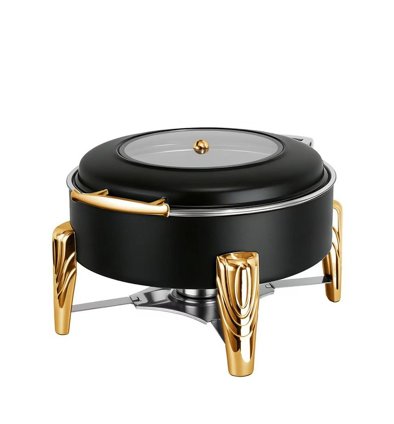 6L Square Hydraulic Stainless Steel Chafing Dish image