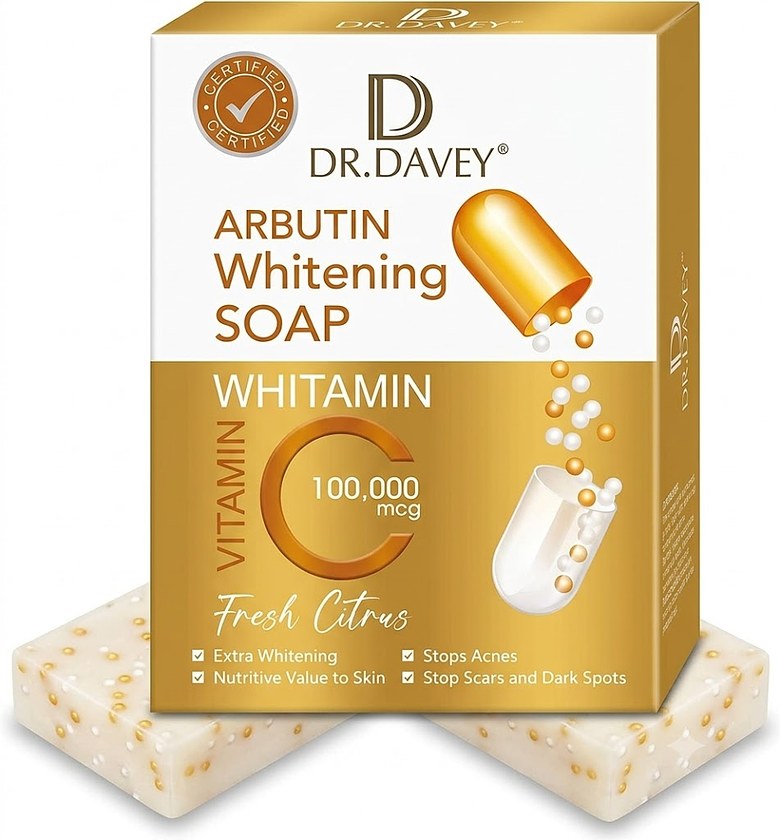 Dr. Davey Arbutin Whitening Soap – Fresh Citrus image