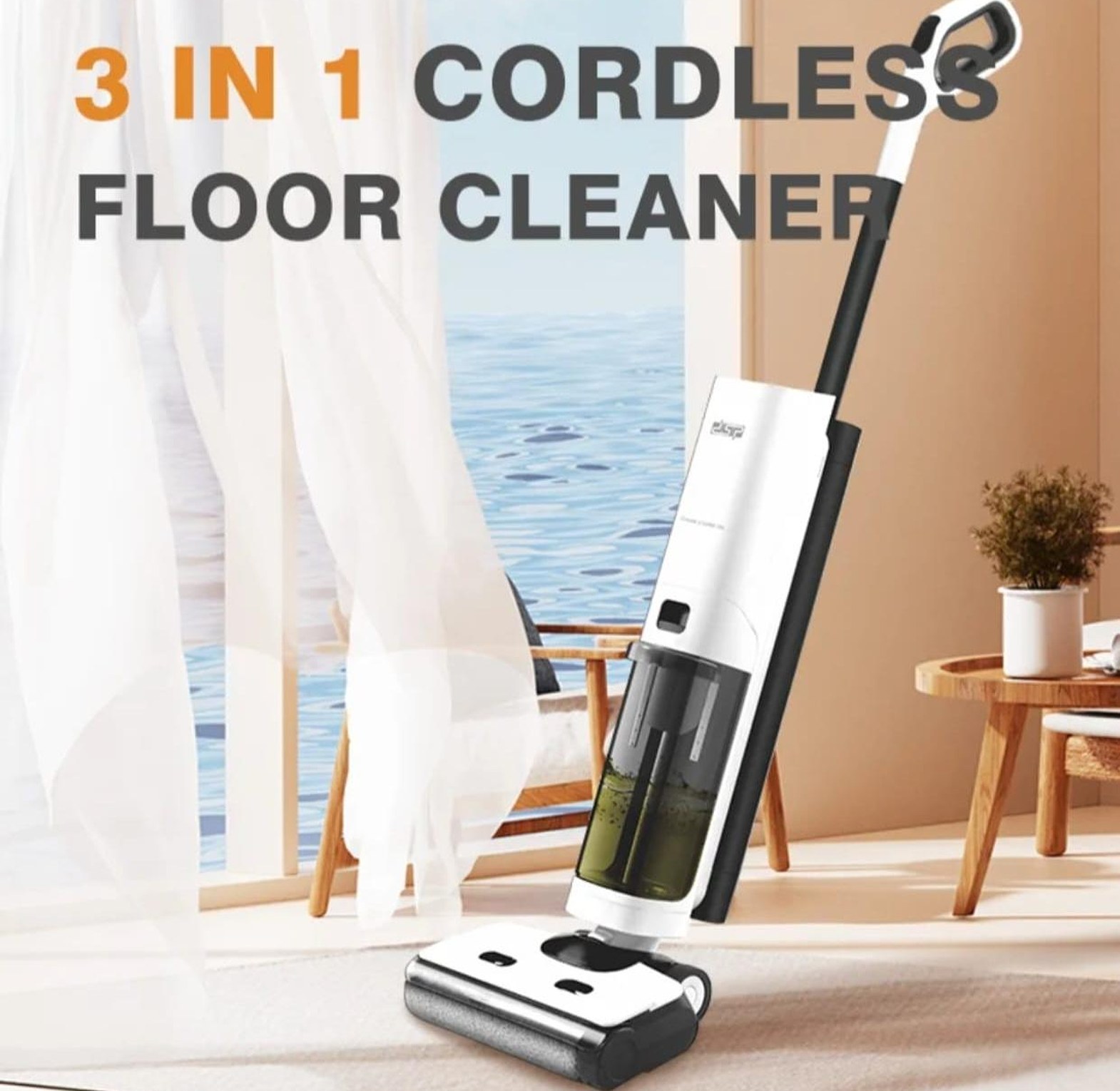 DSP 3-in-1 Professional Cordless Floor Cleaner with Self-Traction image
