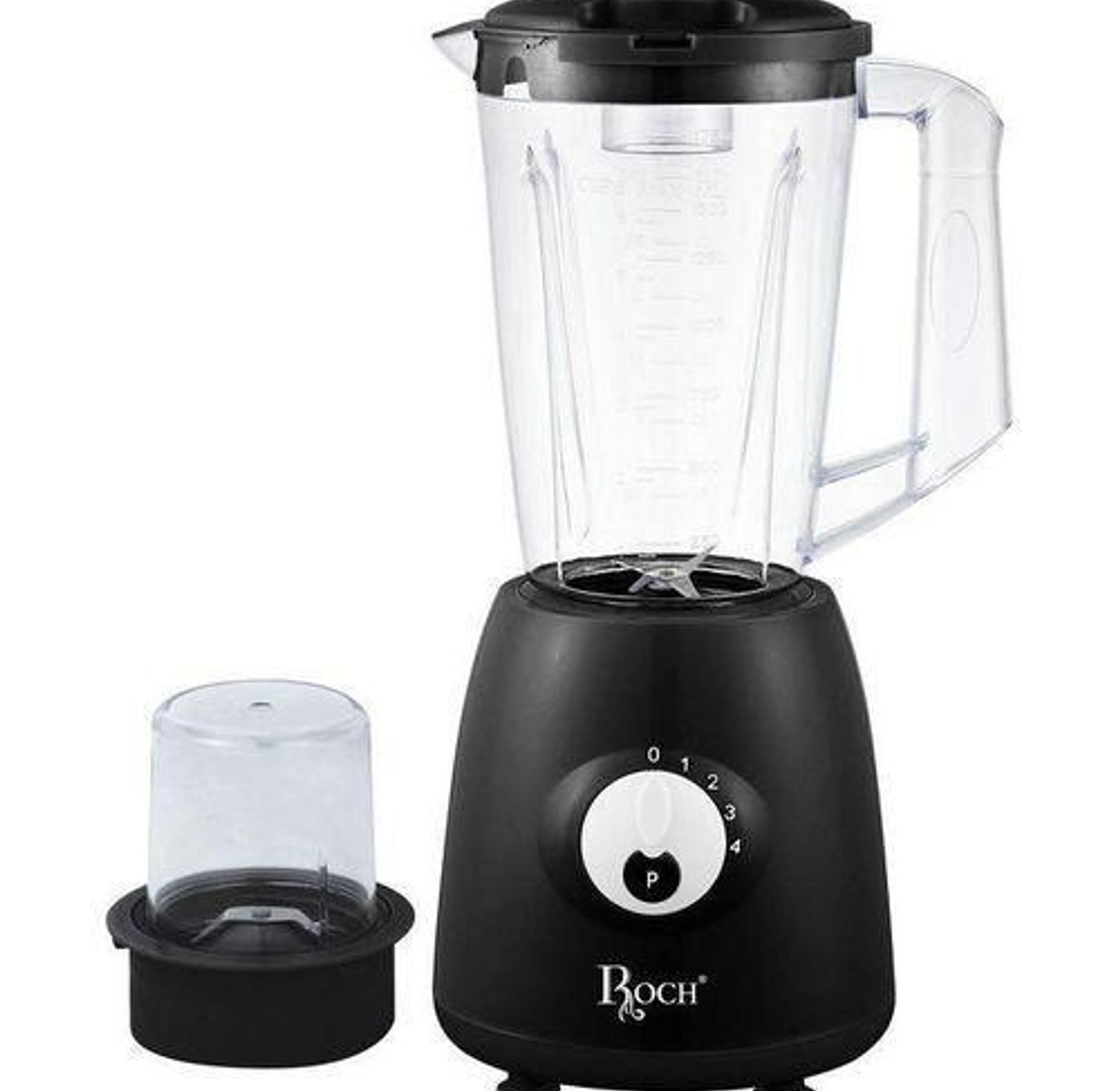 Blender. Roch Blender 2-in-1 With Grinder 1.75L, Black image