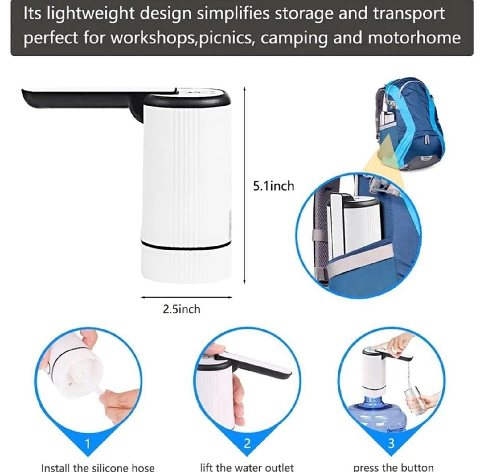 Portable Water Dispenser Pump image