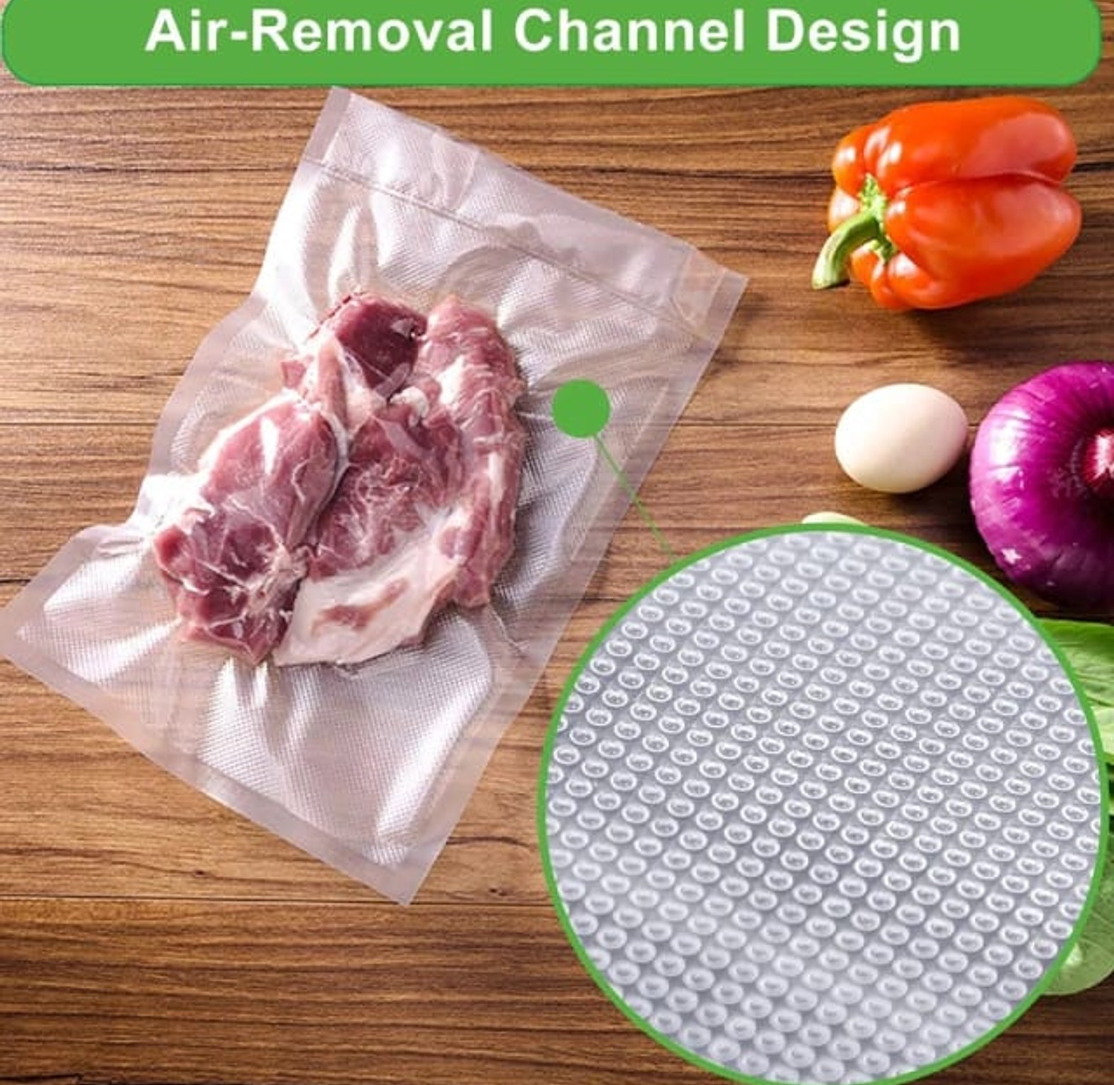 food storage vacuum bags image