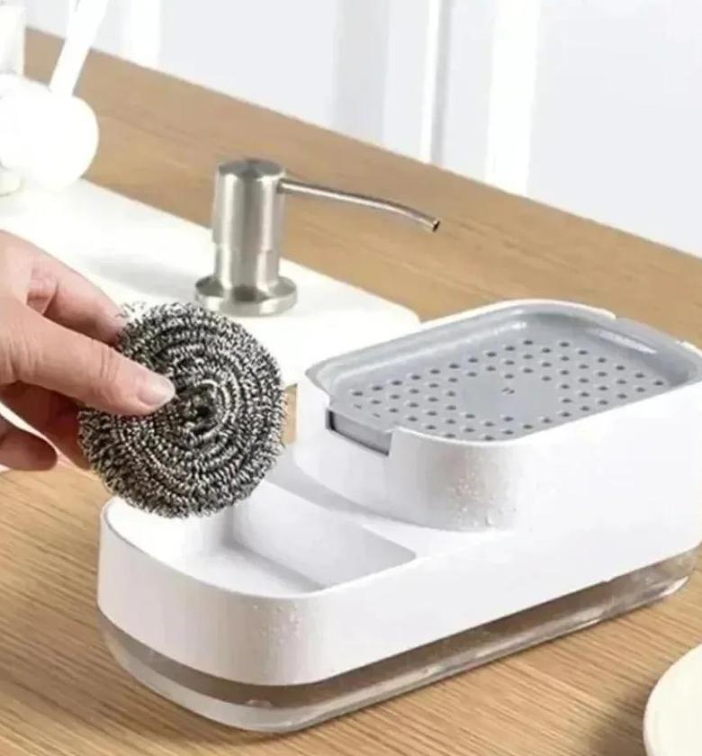 Kitchen countertop soap pump image