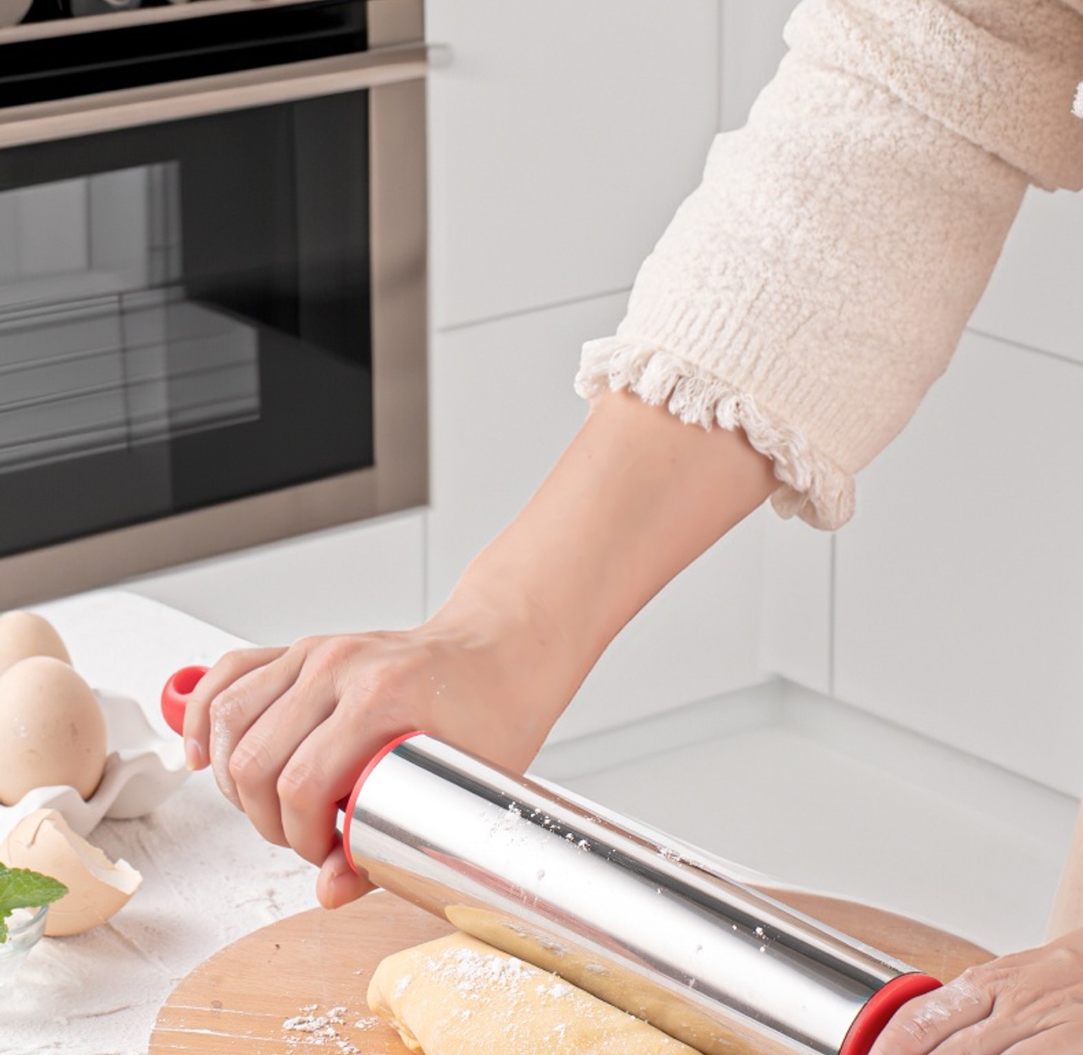 Stainless Steel Rolling Pin image