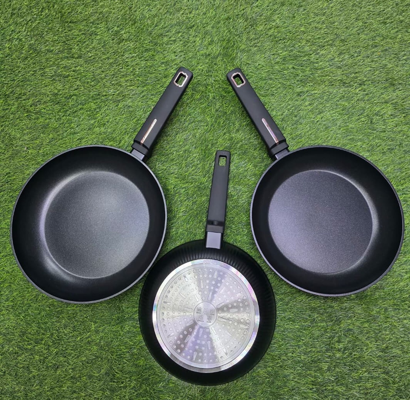 Premium Granite Induction Frying Pan with Cabo Handles image