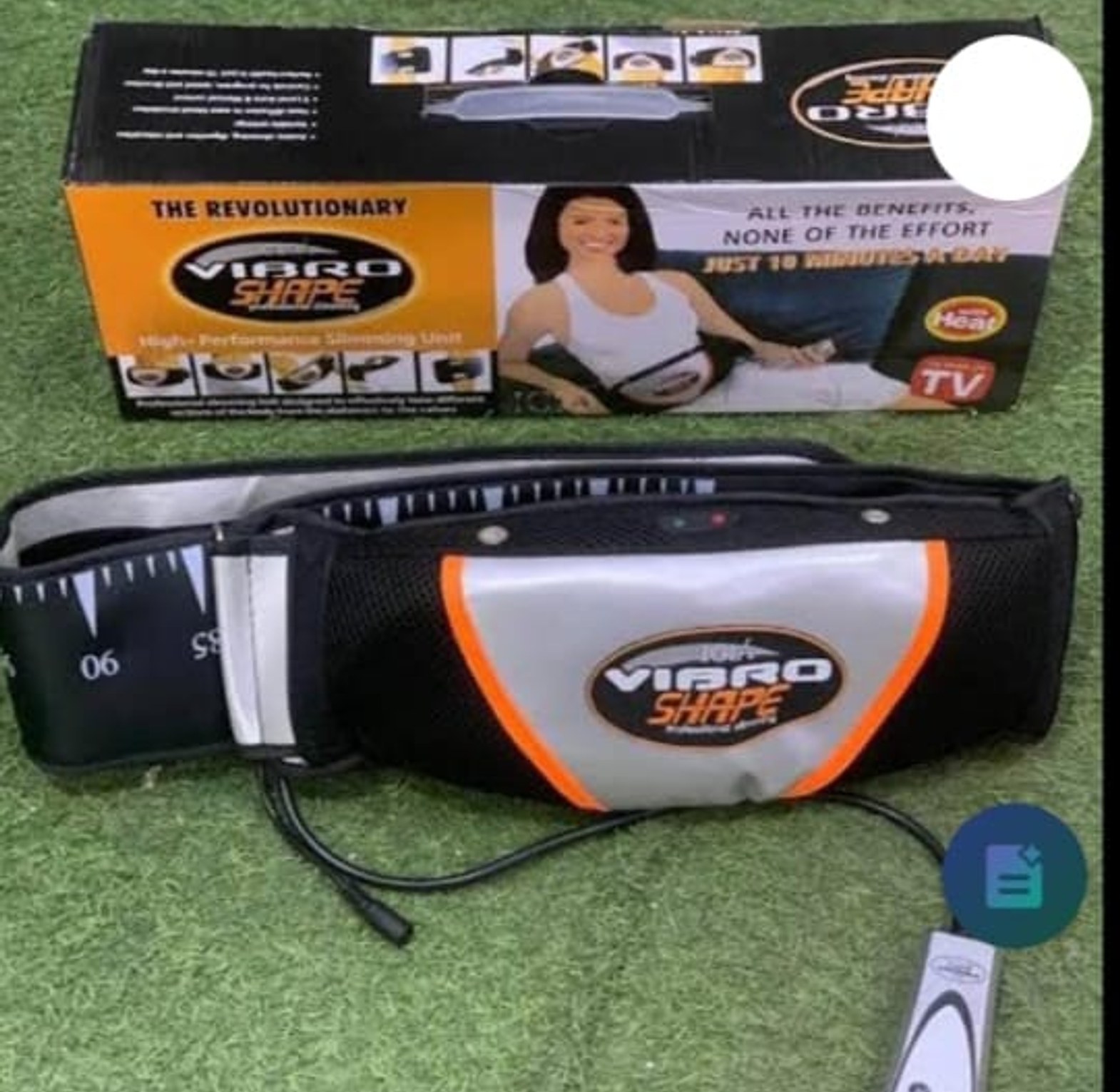Vibra ting Belt. Men /Women Electric Vibrating Slimming Massage Belt Massager  image