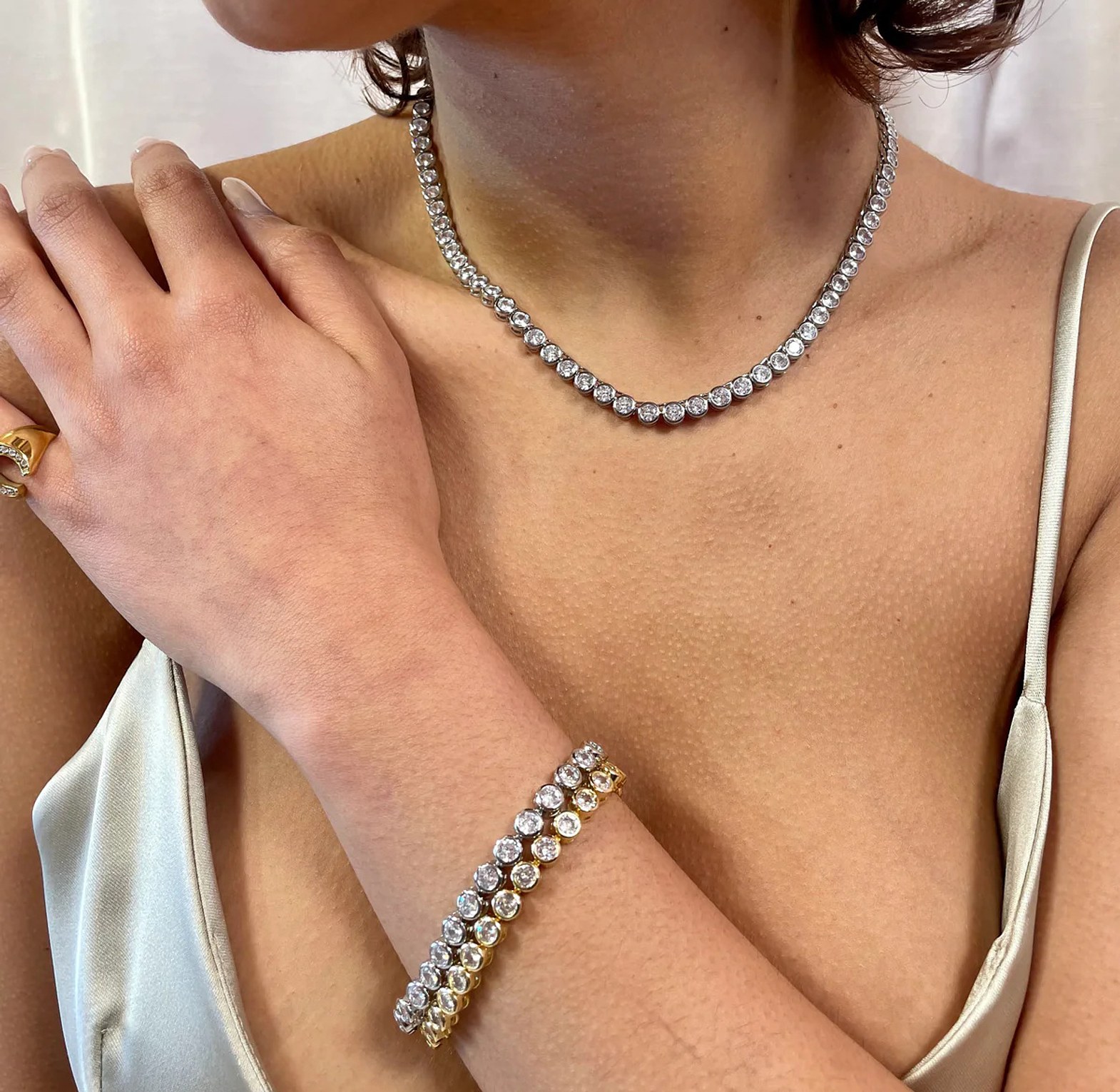 Crystal Heart Bracelet image