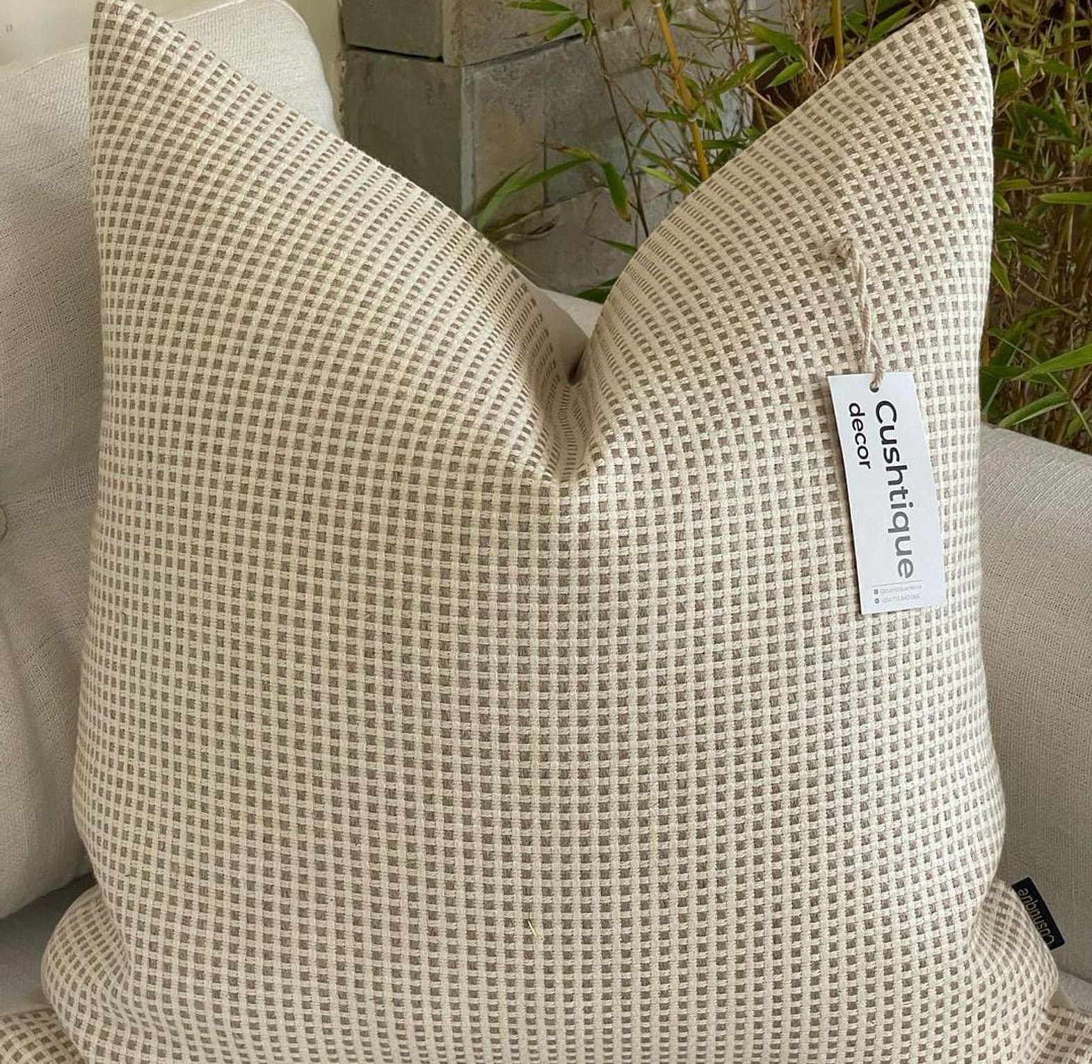 THATCH WOVEN CUSHION image