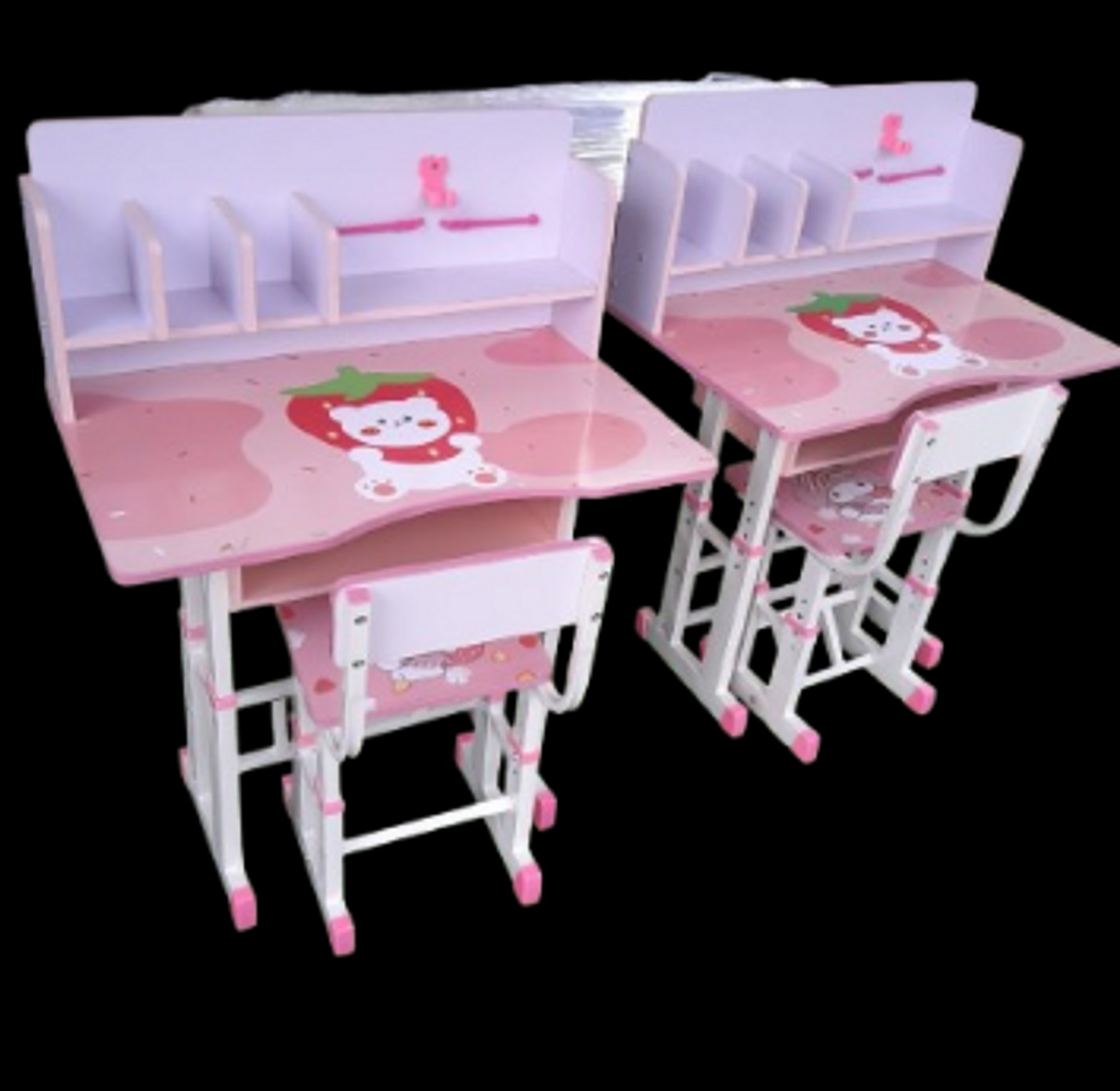 Kids' Study Tables with Chairs, "Bookshelf Kids Study Table" or "Children's Study Set image