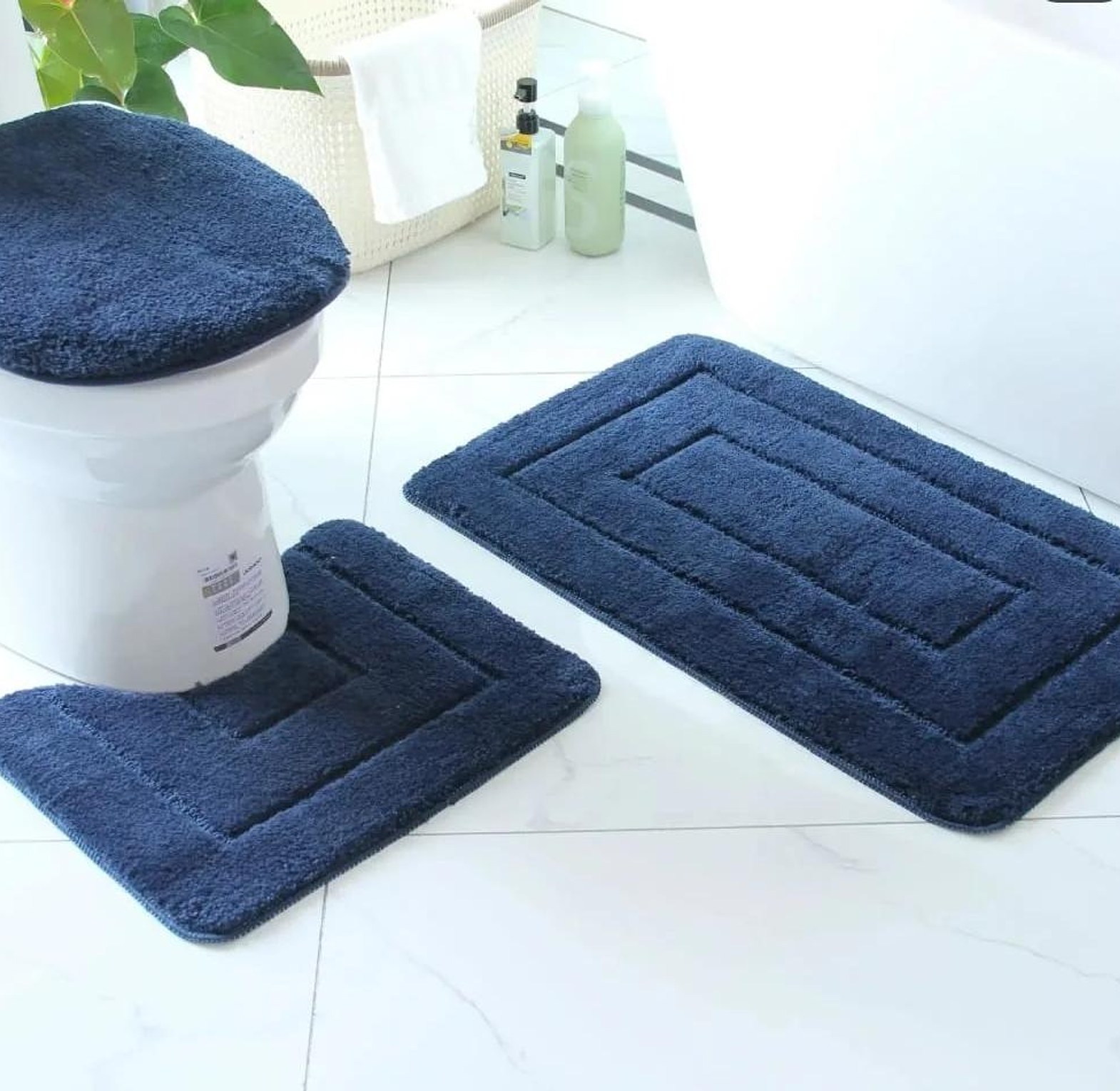 3pcs Bathroom mats image