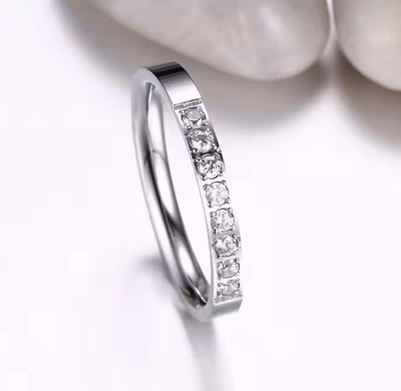 The Architectural Pave Band Set image