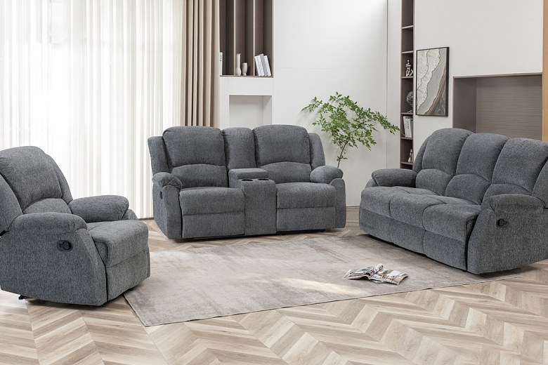 JOEL 7 Seater Fabric Recliner (3+2+1+1) image