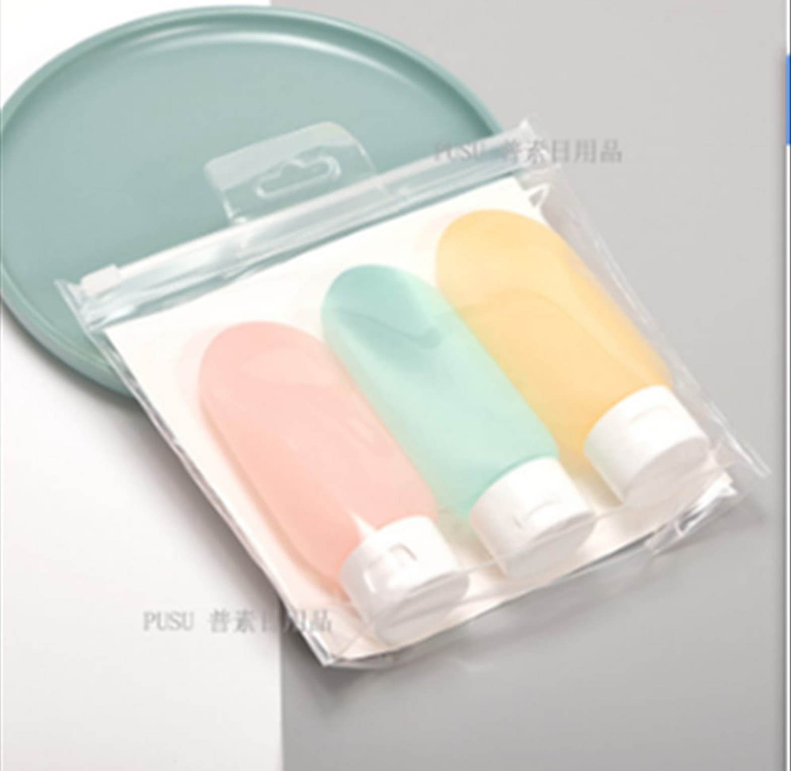 3pcs Travel Squeeze Bottle Set image