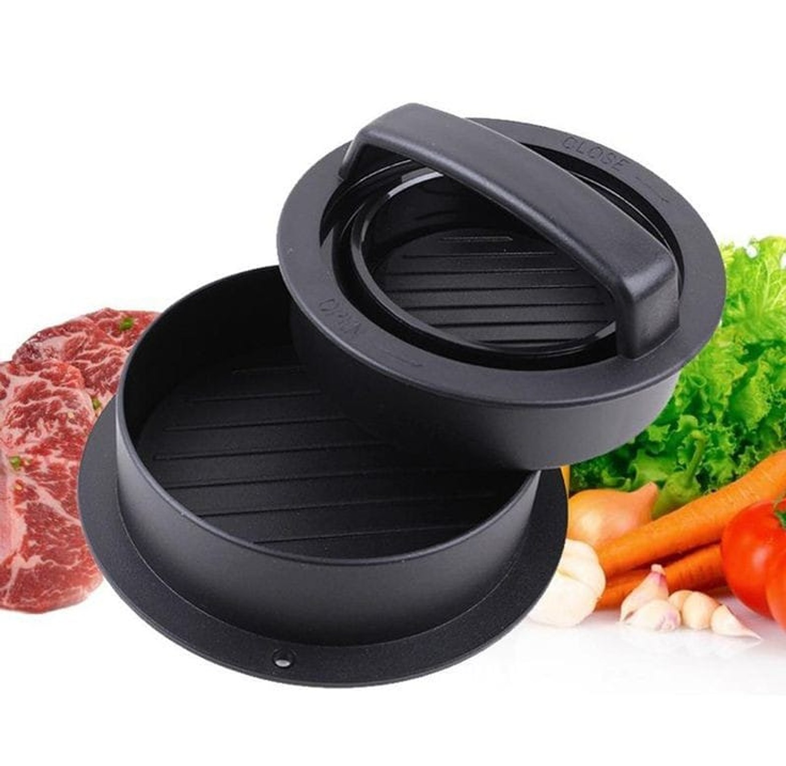 Plastic Burger Meat Press, Hamburger Mold and Press image