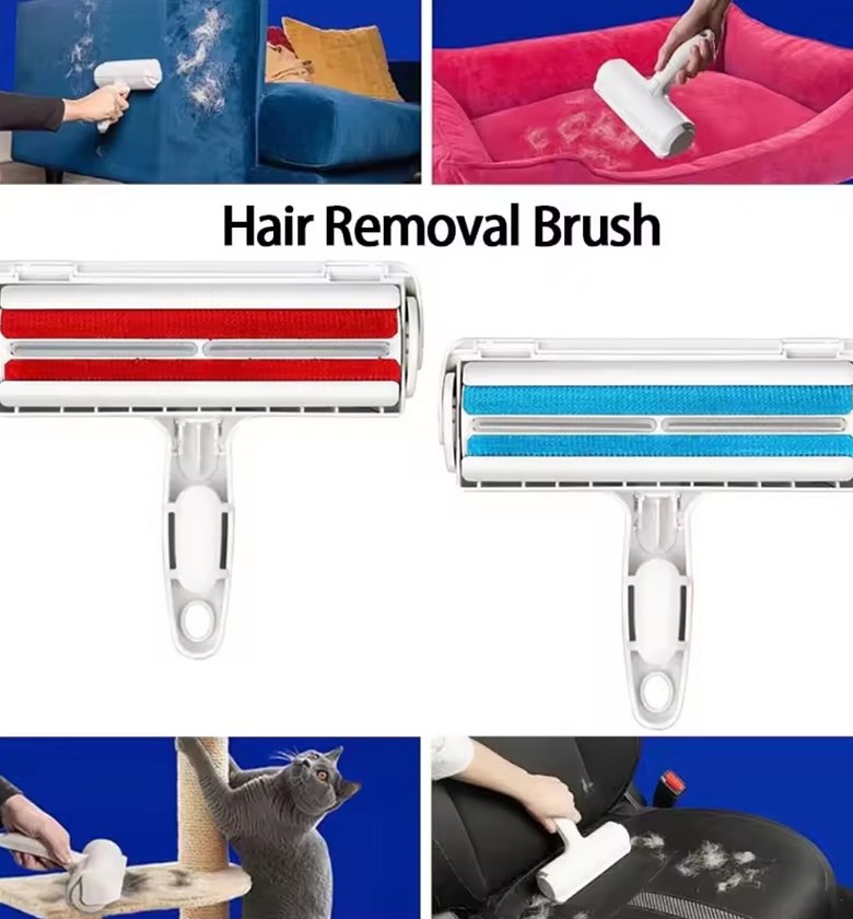 Reusable Pet Hair Remover Lint Roller for Sofas, Car Seats & Clothes image