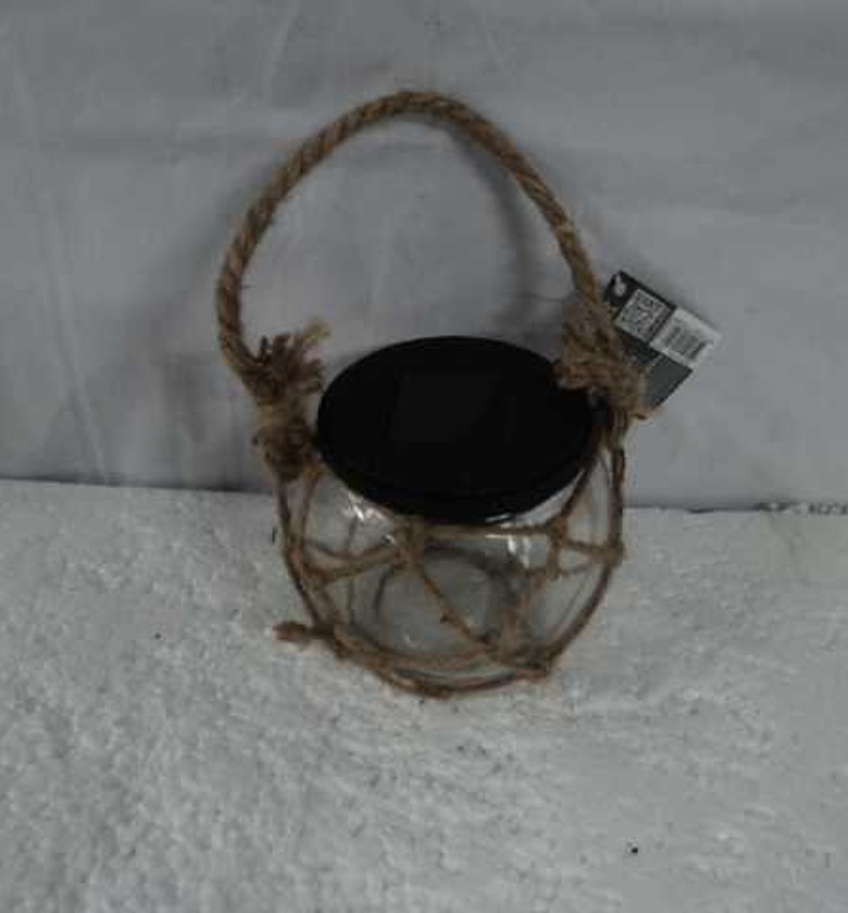 SOLAR LAMP GLASS JAR MACR image