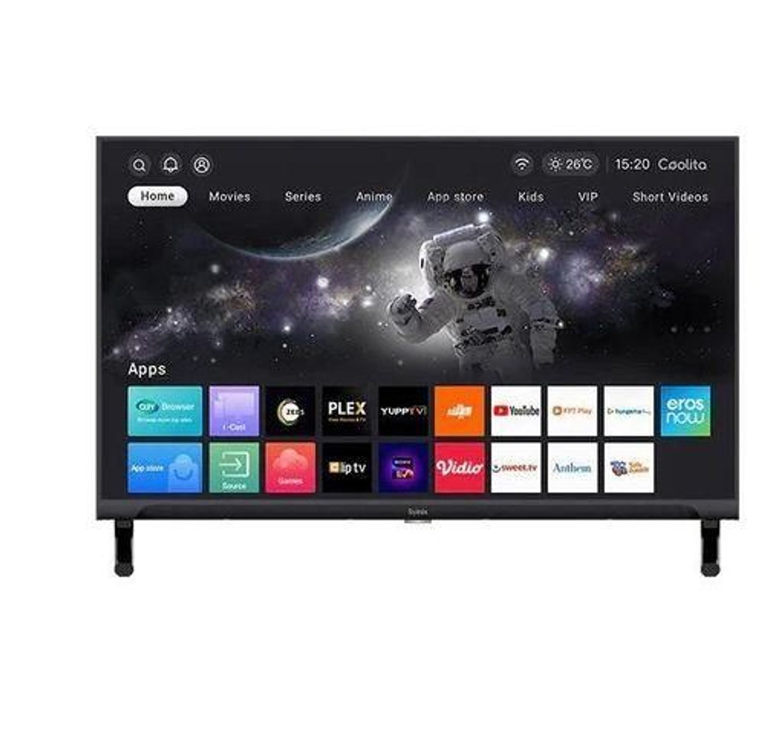 32Inches Smart TV. Synix 32'' SCREEN INCHES,ANDROID TV,Smart TV ,QUALITY,L.A"A+ Panel Bluetooth Size: 32 Inch Screen, Frameless Android 9.0 TV. Airplay Enabled Built in Chromecast Type image