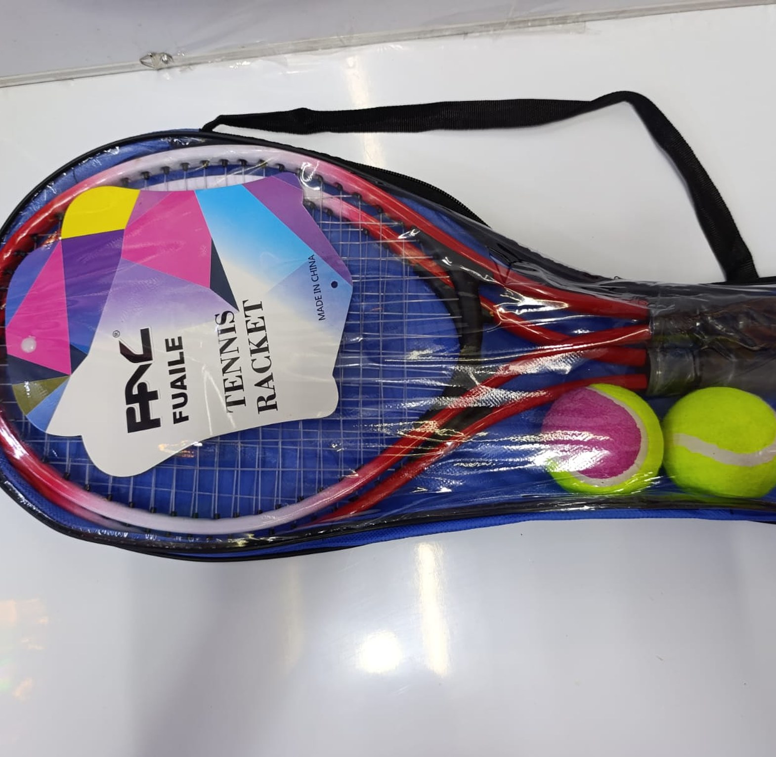Table Tennis Racket Pair Plus Free Ball. image
