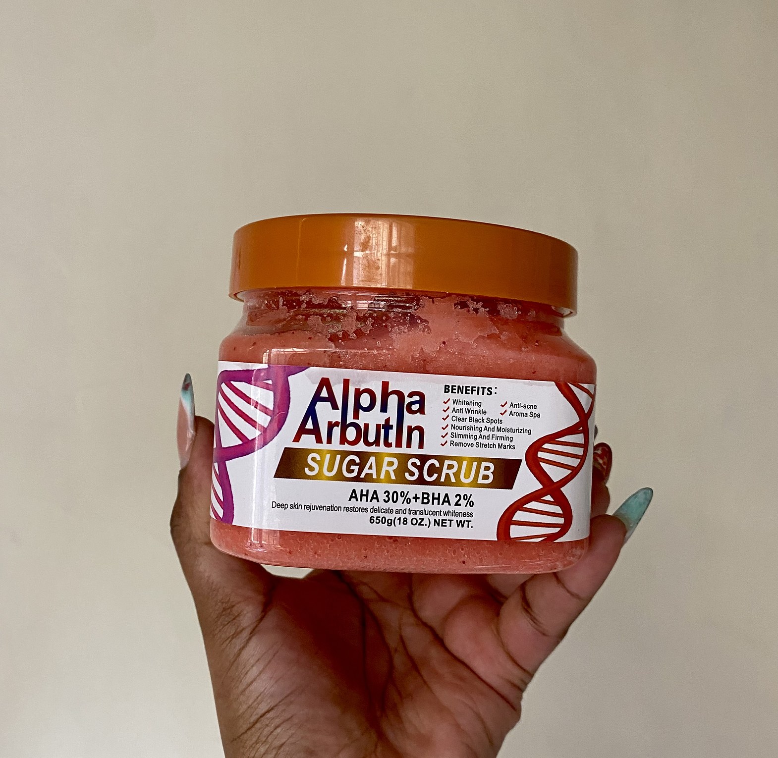 Alpha Arbutin sugar scrub  image