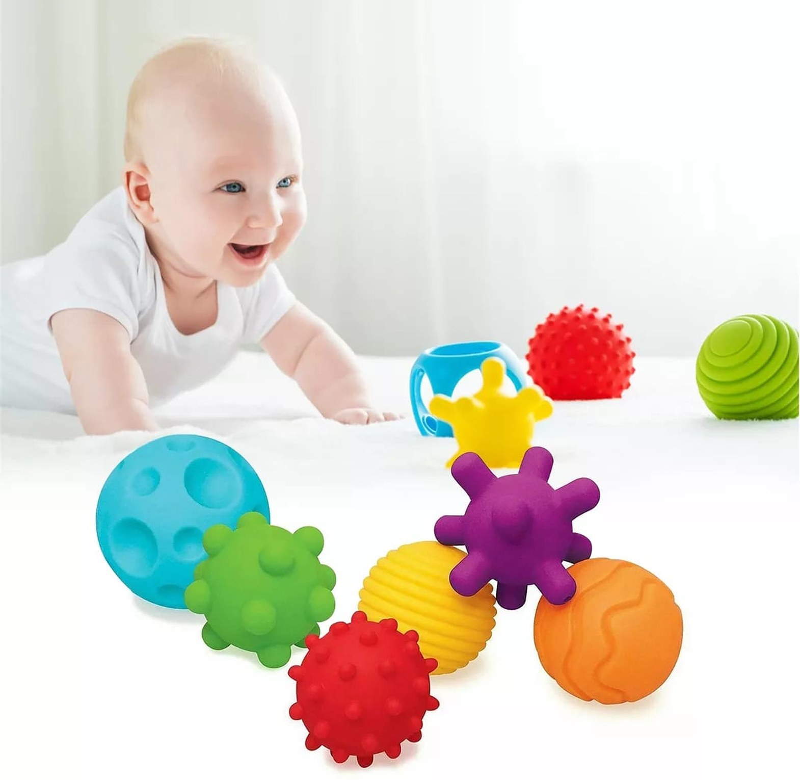 Infantino Sensory Textured Multi Ball Set  image