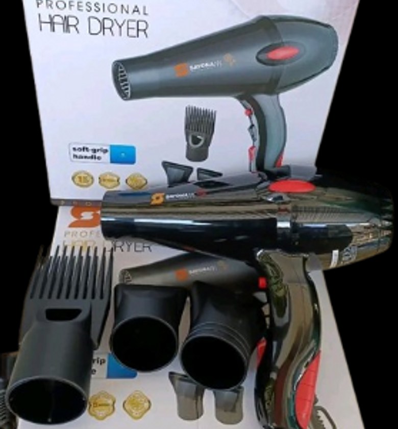 HAIR BLOWDRY. Sayona Commercial HAIR BLOW DRIER 2000W High Quality Soft Grip Handle. BEST QUALITY RECOMMENDED image