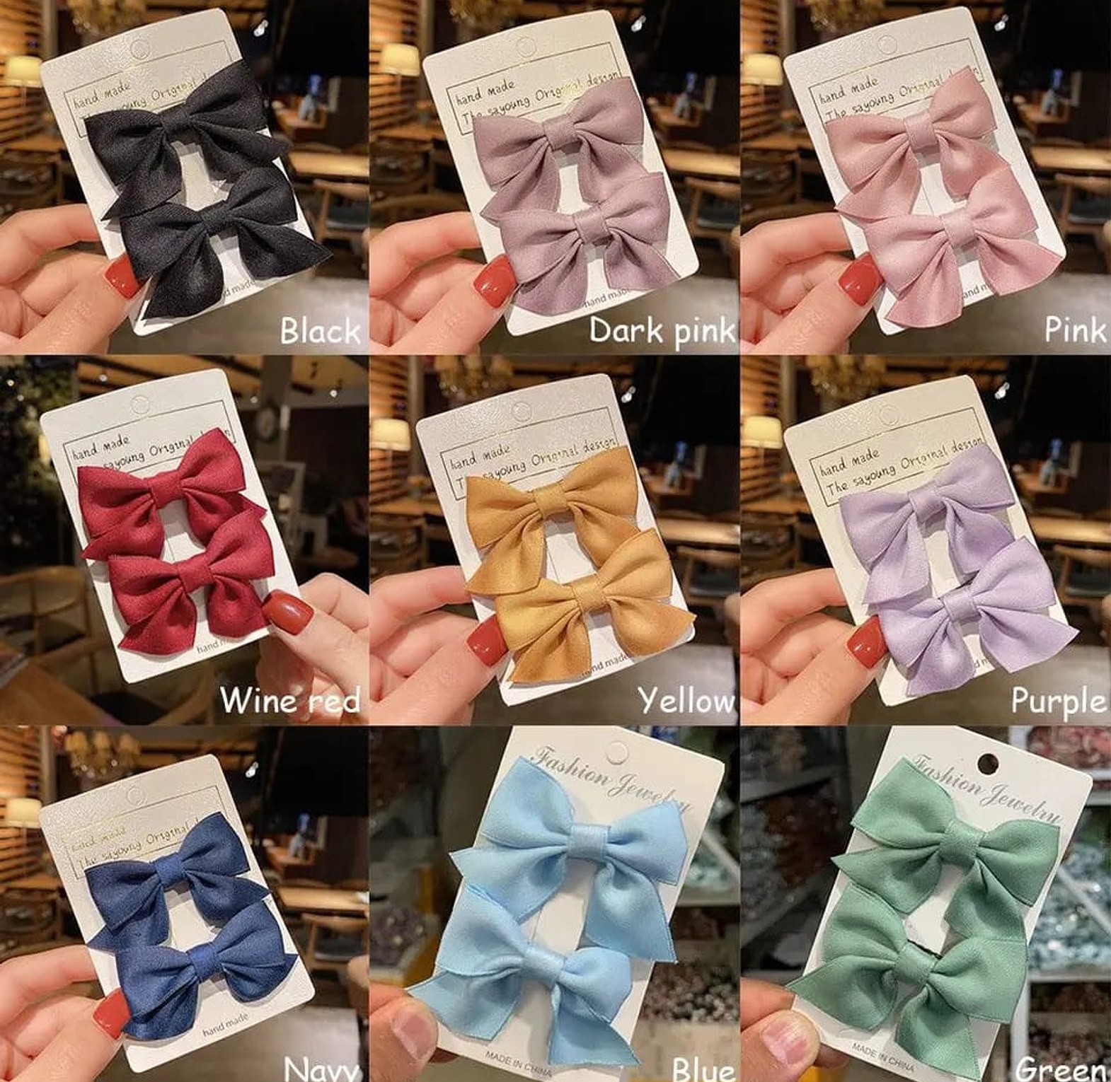 New fashion cute bow hairpin image