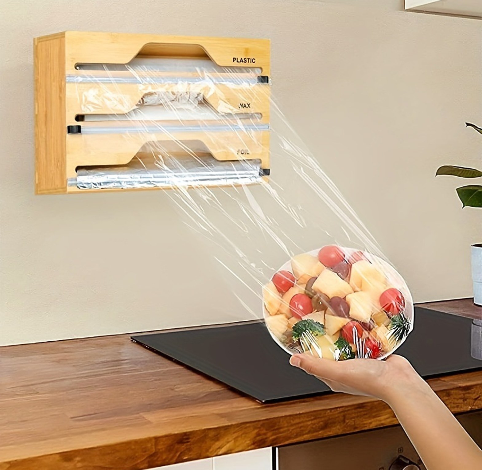 3 Layers Aluminum Foil Wrap Dispenser image