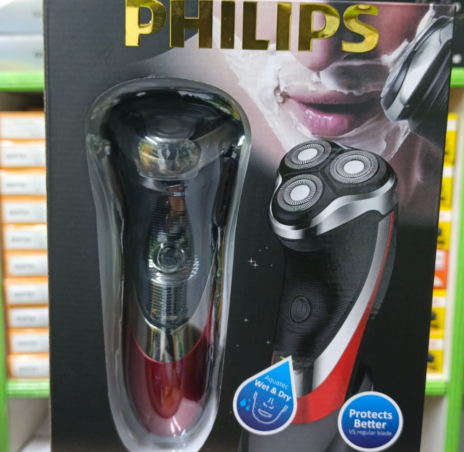 Philips Smoother Shaving Machine Dry/Wet Cordless Electric Shaver image