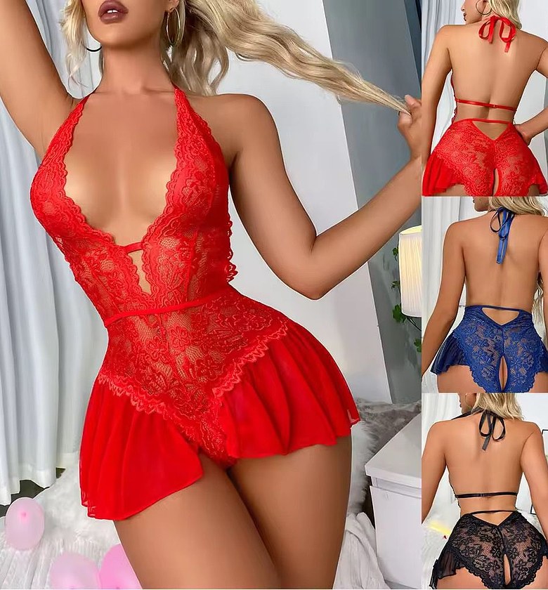 2426-Crotchless Bodysuit Lingerie image
