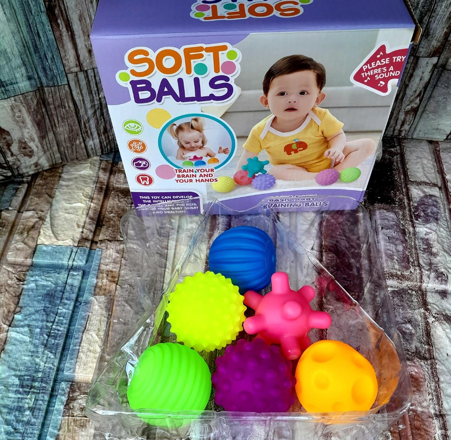 6 Piece Sensory Balls Set image