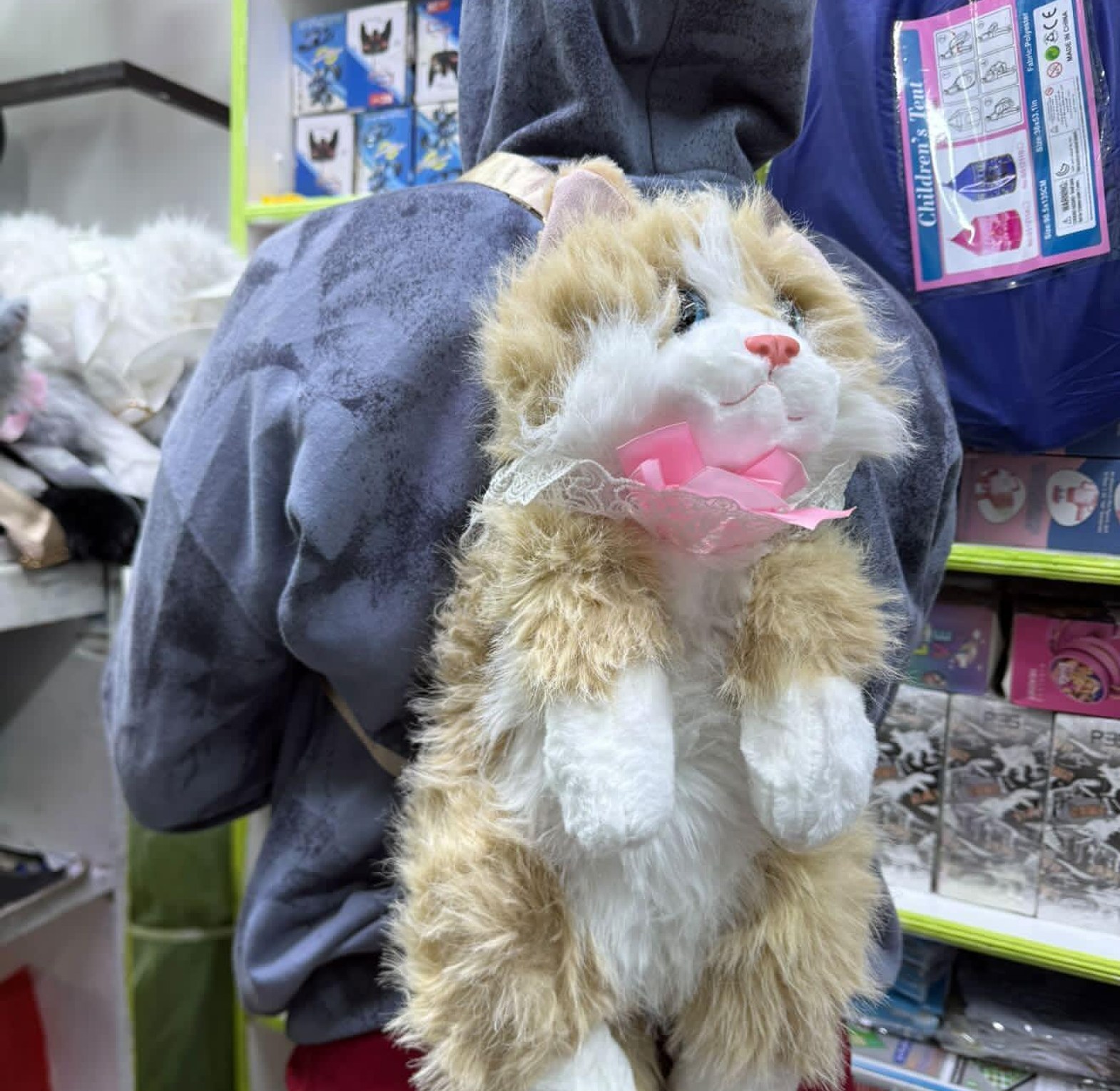  Cat Bag. Cat Shaped Backpack. image