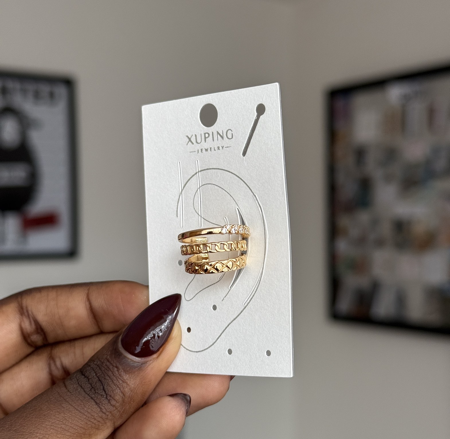 Crystal Harmony Ear cuff image