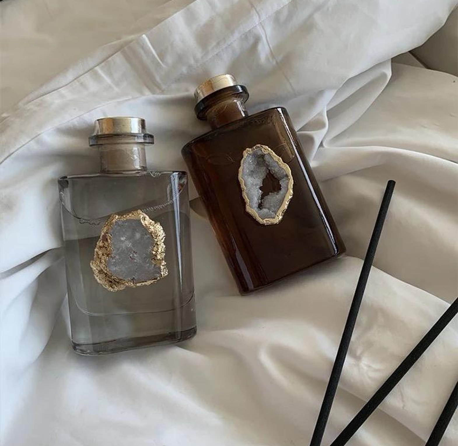 Oil fragrance perfume with crystal bottle Reed diffuser 200ml image