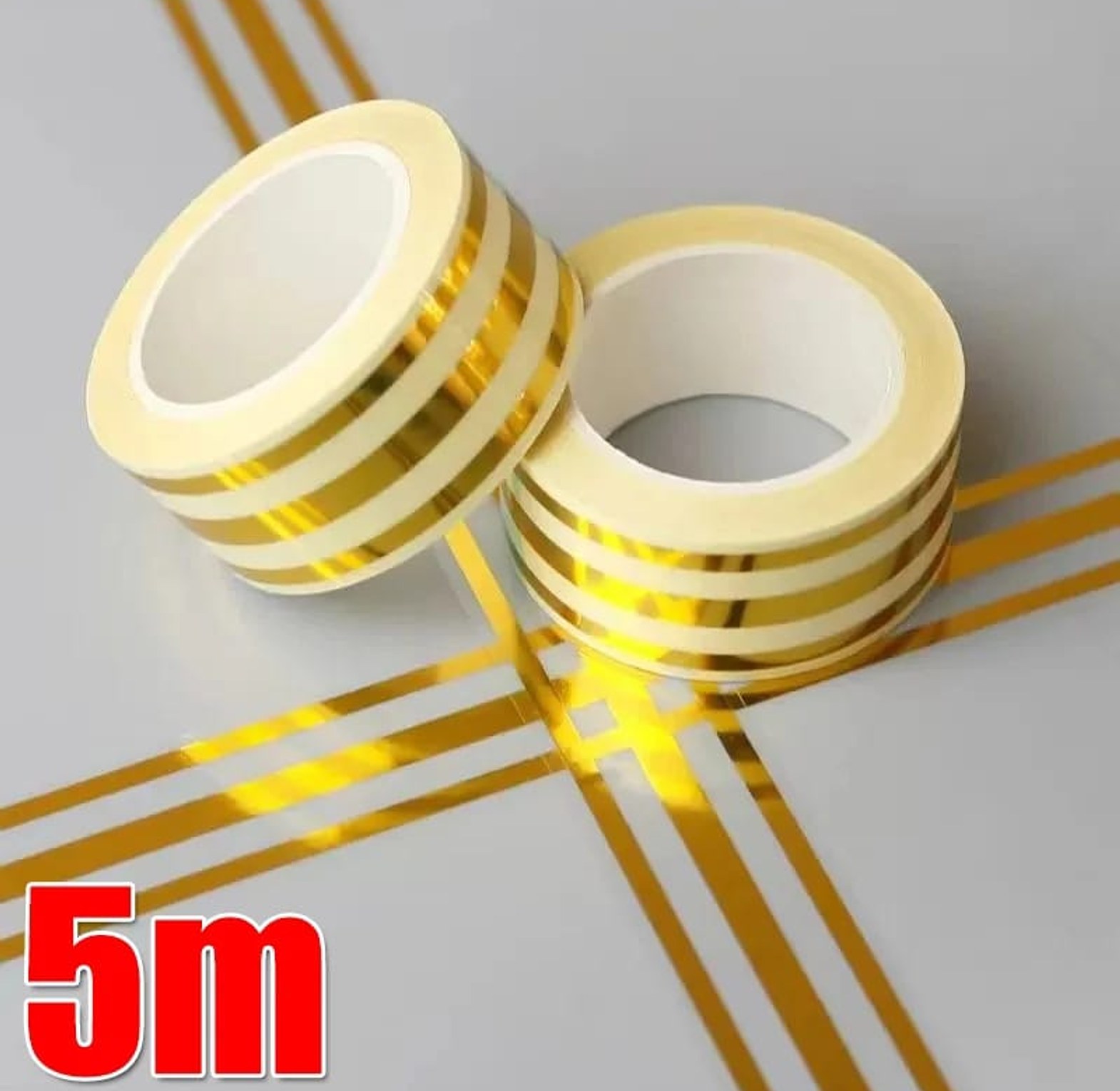 Ceramic Tile Gap Gold Tape  image