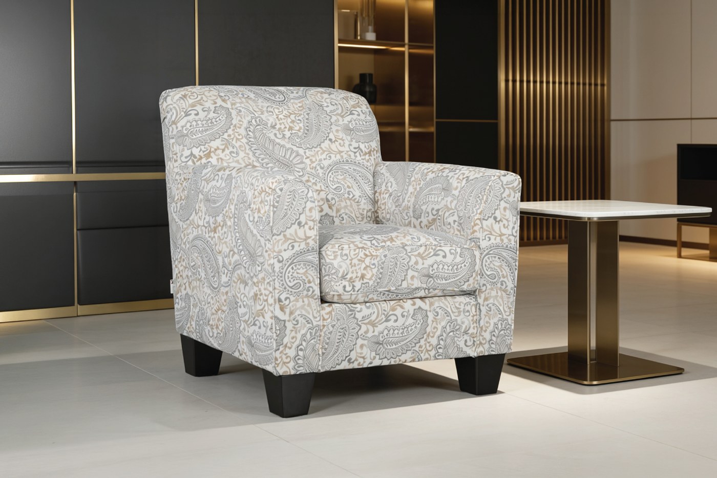 GAVIN Fabric Accent Chair image 1